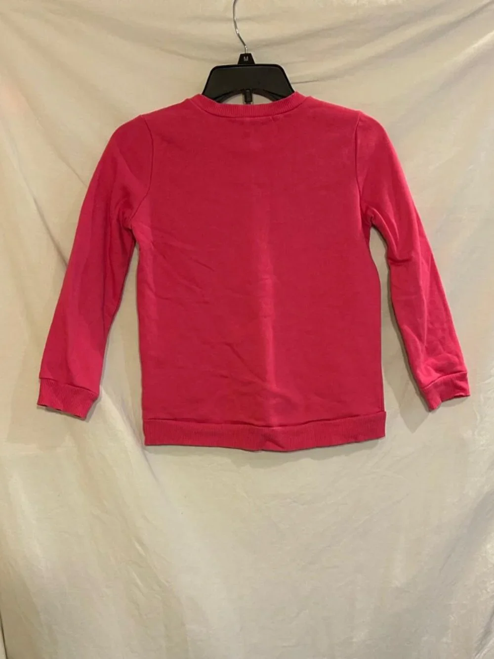 Betsey Johnson Girls 10 Pink Rainbow Flip Sequin Unicorn Long Sleeve Sweatshirt